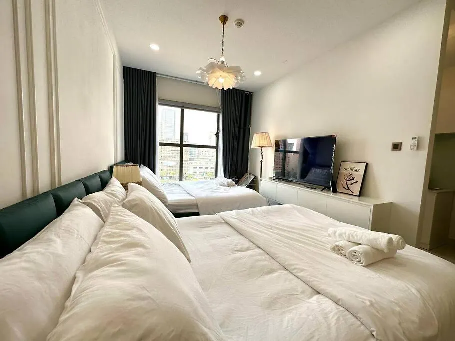 New Saigon Royal Luxury Condo 4Pax Best City View 胡志明市 公寓